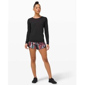 Lululemon Shorts Womens 4 Hotty Hot Short II Long Chroma Fusion Multi Gym Yoga